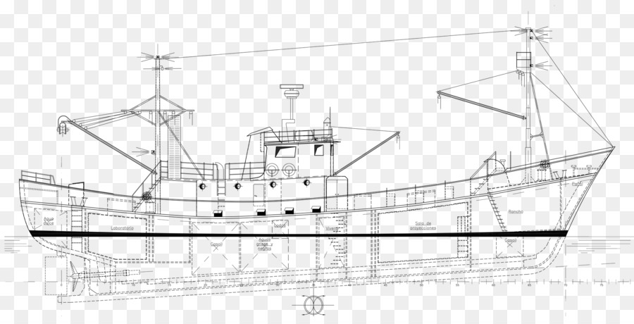 Bark Schiff der Linie Brigantine Caravel - Schiff