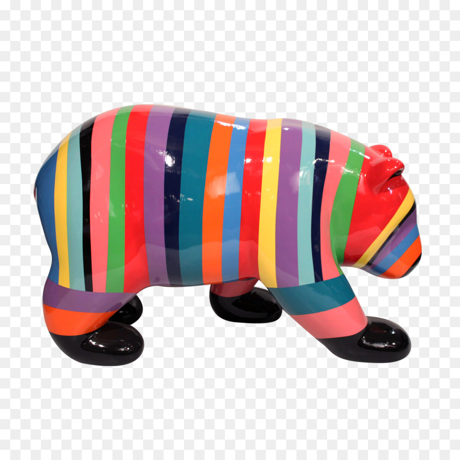 Spazio Design panda Gigante Orso d'Arte di Certificato di autenticità - Orso