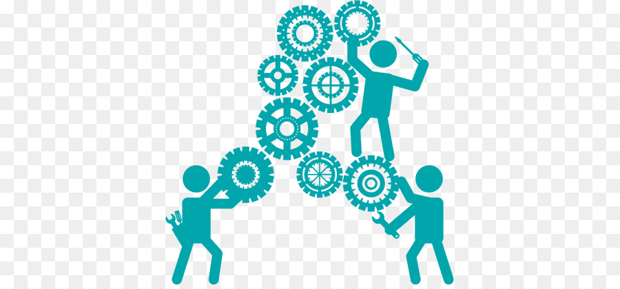 Teamwork Business Technology Ressource Der Industrie - Zusammenarbeit im team