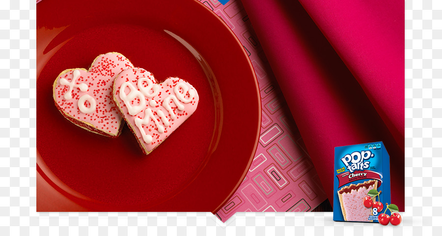 Glassa & a Velo Cuore il Giorno di san Valentino l'Amore Pop-Crostate - crostata pop