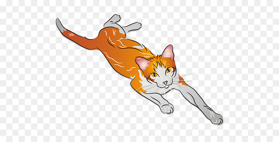 Baffi Tabby gatto Gattino Domestico gatto pelo corto - arancione e bianco