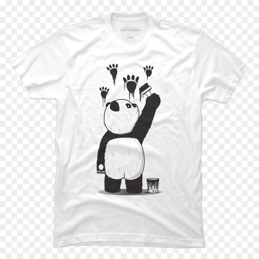 Riesen-panda-Bär Graffiti-Zeichnung - tragen