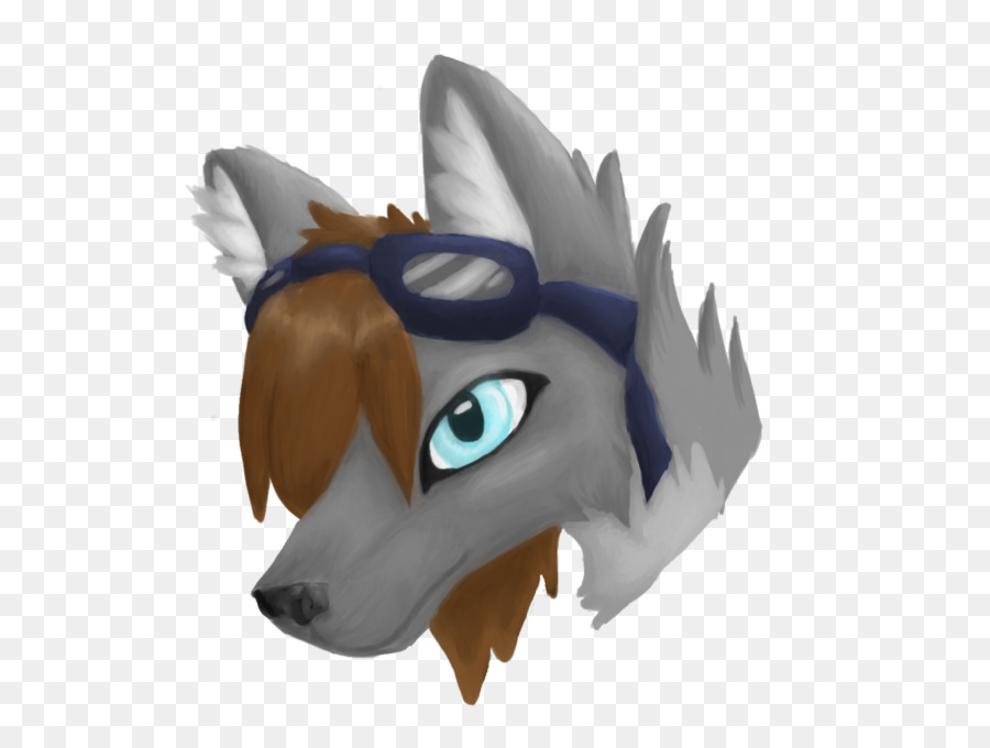 Hund Cartoon Schnauze Kopfbedeckung - wolf Aquarell