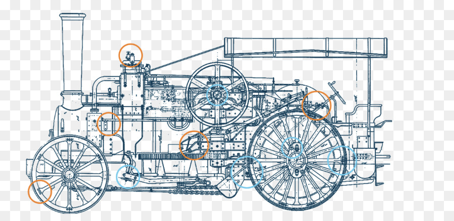 Zeichnung Auto Maschine Motor vehicle - Wiederaufnahme der Fertigung