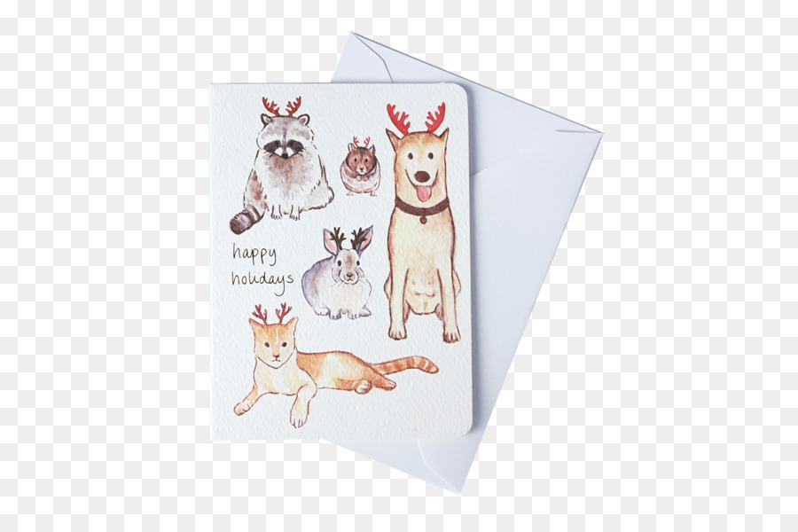 Papier Hund Rasse Katze Begrüßung & Hinweis-Karten-Pet-tag - Valentinstag Gruß Karten material