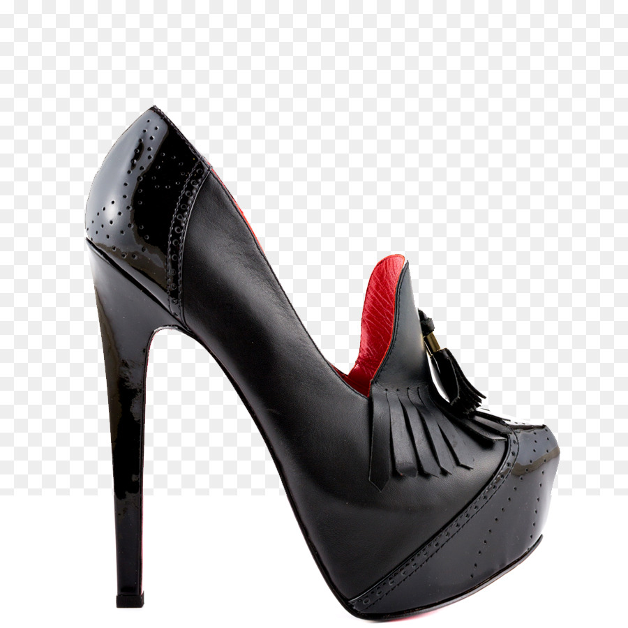 Gericht Schuh Stiletto heel Kleid Schuh hochhackigen Schuh - schwarz Leder Schuhe