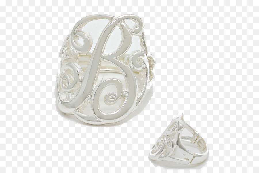 Anello In Argento Monili Del Corpo Iniziale - anello in argento