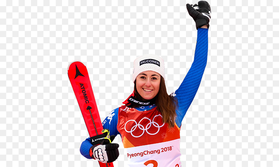 Sofia Goggia Ski   & Snowboard Helme, Ski Alpin auf die 2018 Winter Olympics – Women ' s bergab - radio Tag