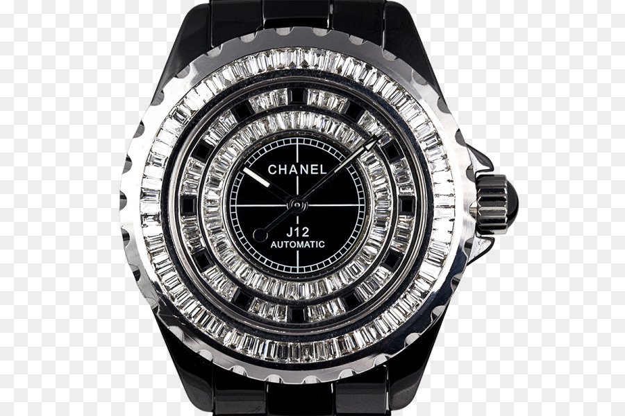 Gefälschte Uhr Chanel J12 Watch strap - Doppel zwölf display Modell