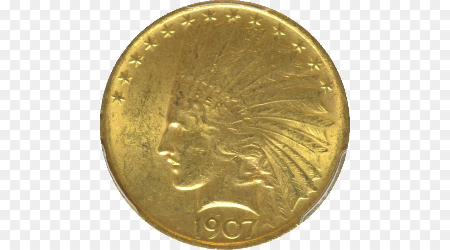 Moneta d'oro Indiano alla Testa d'oro pezzi Doblone - Moneta
