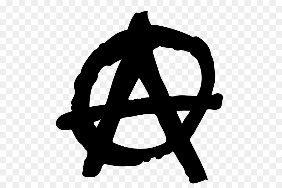 Anarchie Anarchismus Anarcho-Kapitalismus-Symbol - Anarchie