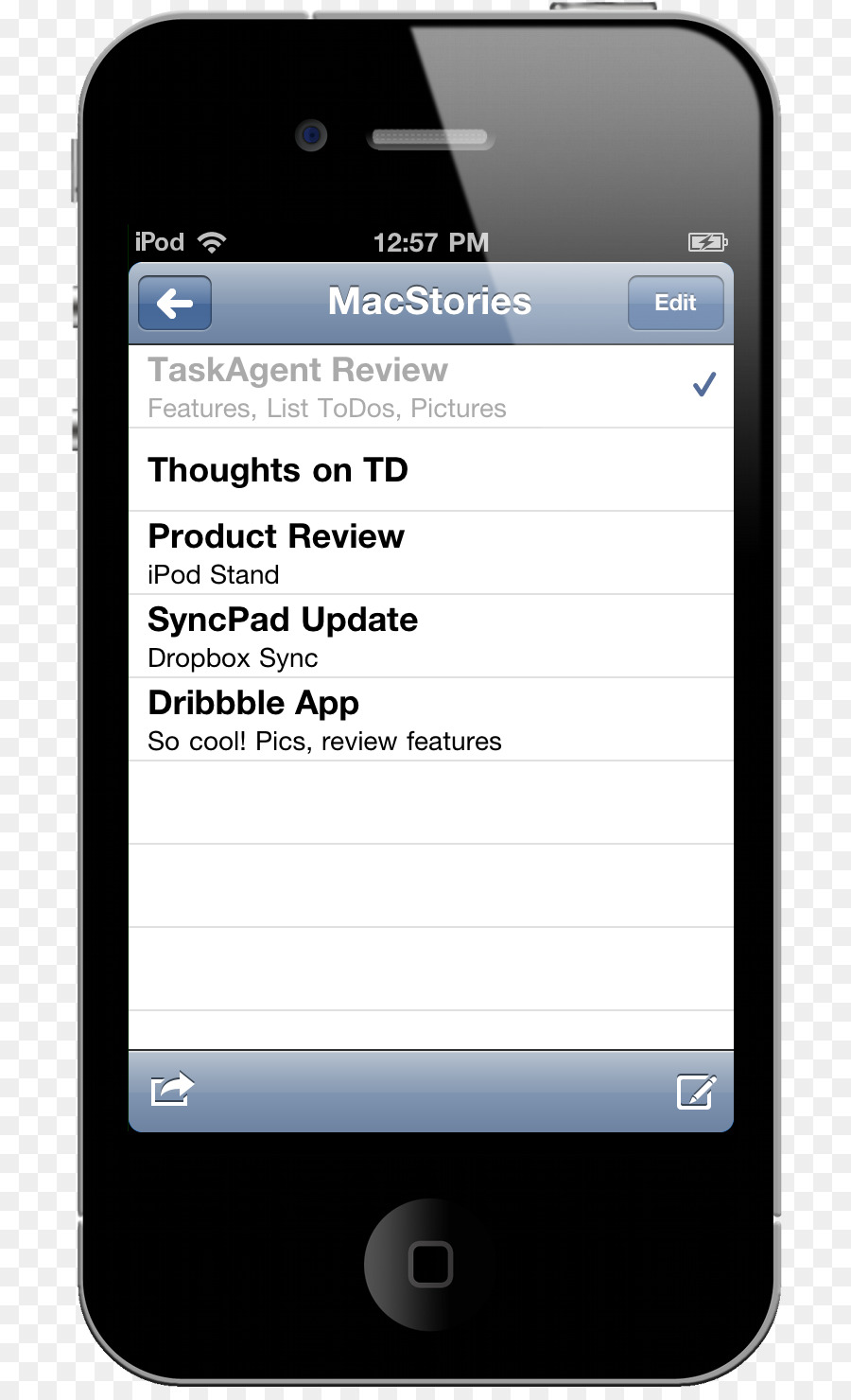 iPhone 4S App Store, Mobile business intelligence - Whiteboard iphone