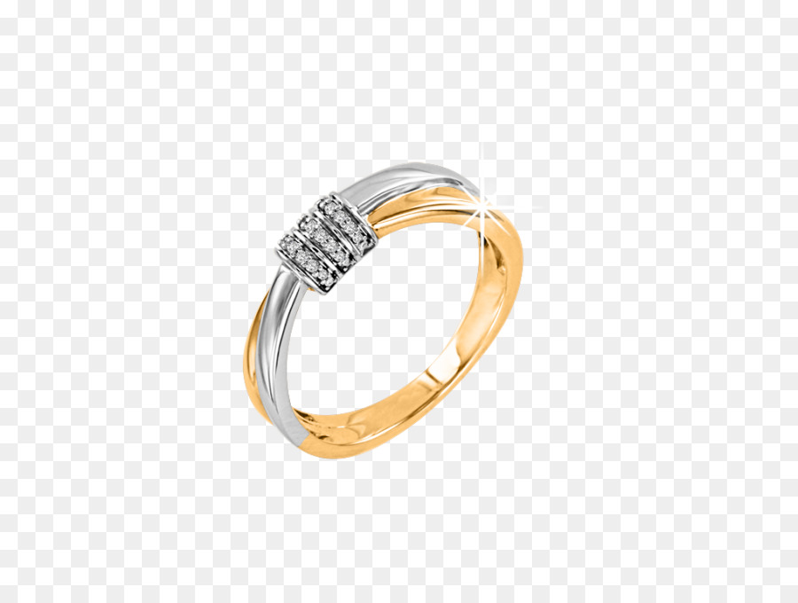 Ring Weißgold Brilliant Silver Industrial design - Ring