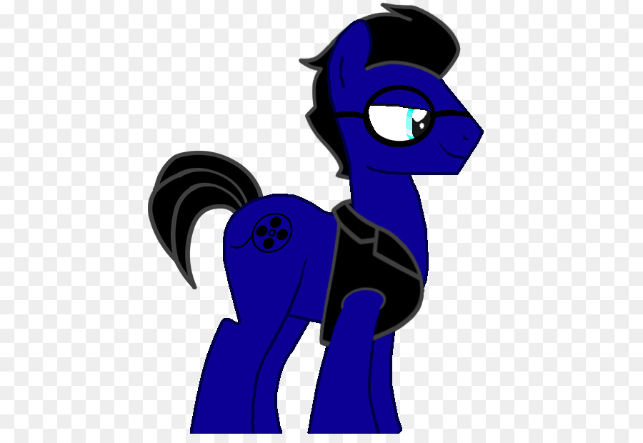 Pony Pferd Kobalt blau clipart - Pferd