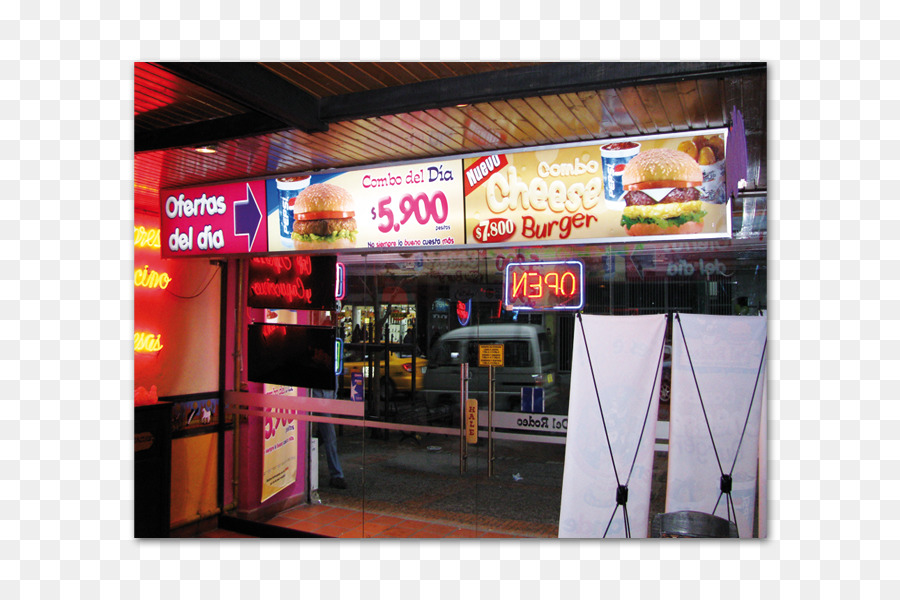 Fast-food-restaurant-Display-Gerät-Display-Werbung - Hintergrundbeleuchtung