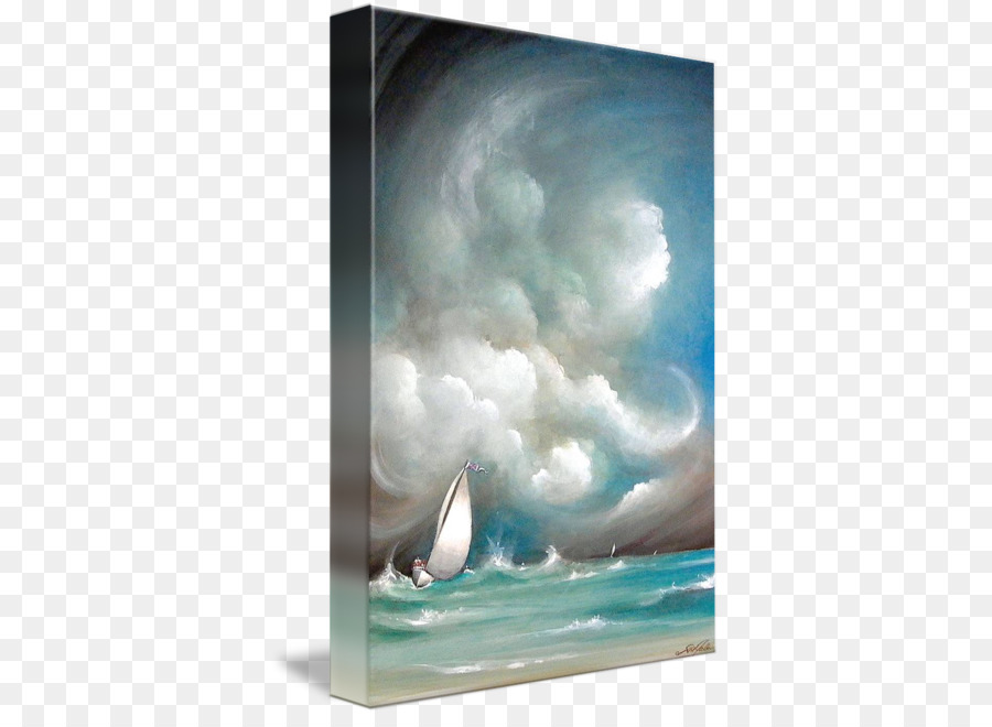 Bộ Sưu tập tranh bọc Khung Ảnh nghệ thuật hiện Đại Vải - bão trên biển
