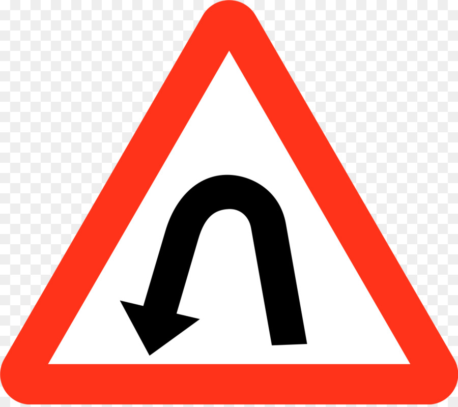 Traffico cartello Stradale - divieto di svolta a sinistra segno