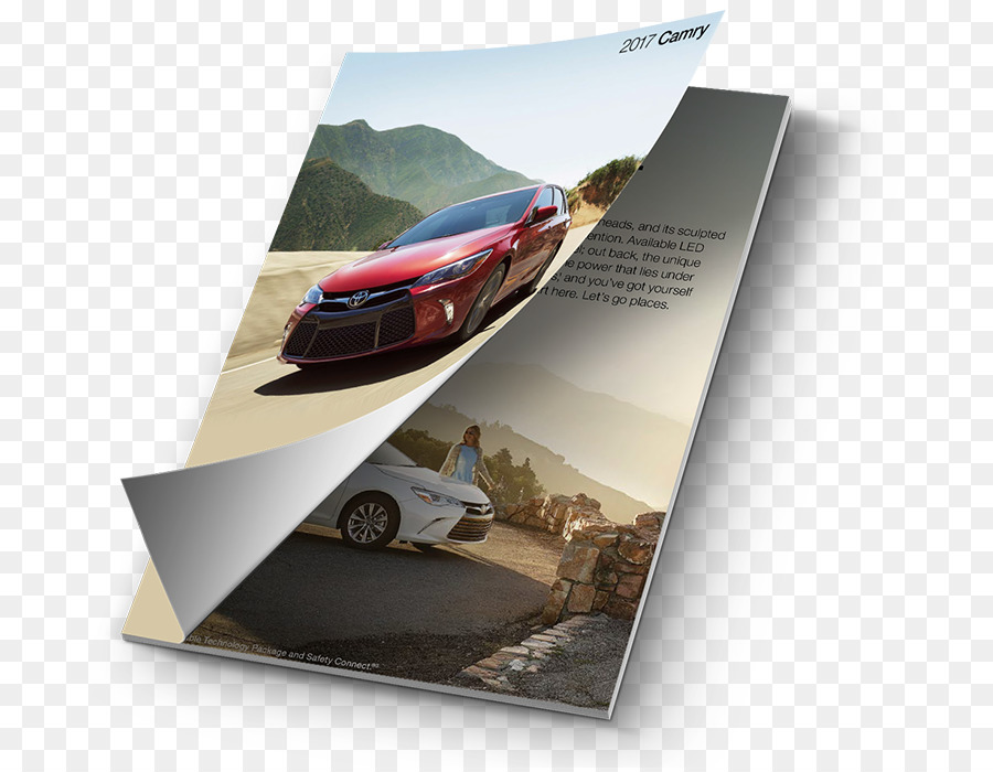 2017 Toyota Camry Auto Di Carta Di Pubblicità - una brochure