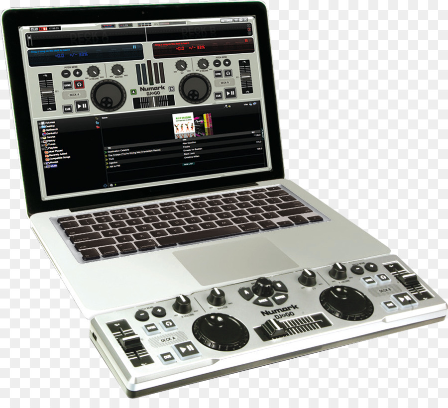 Controller DJ il Disc jockey Numark Mixdeck Express Numark Industrie VirtualDJ - tabella di miscelazione