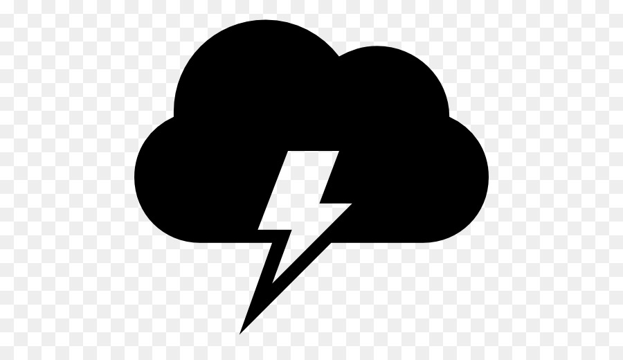 Fulmine Icone Del Computer Cloud Temporale Di Energia Elettrica - fulmine