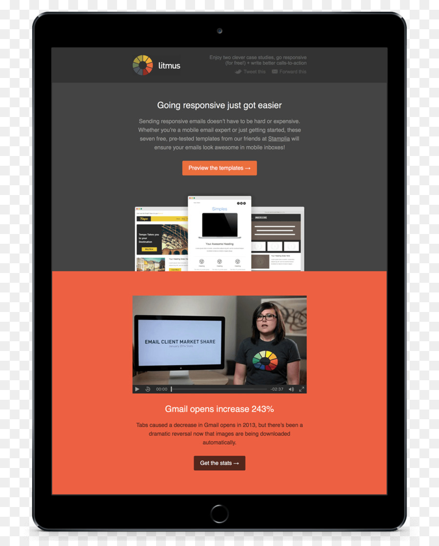 Responsive web design-HTML-E-Mail-Newsletter-Vorlage - E Mail