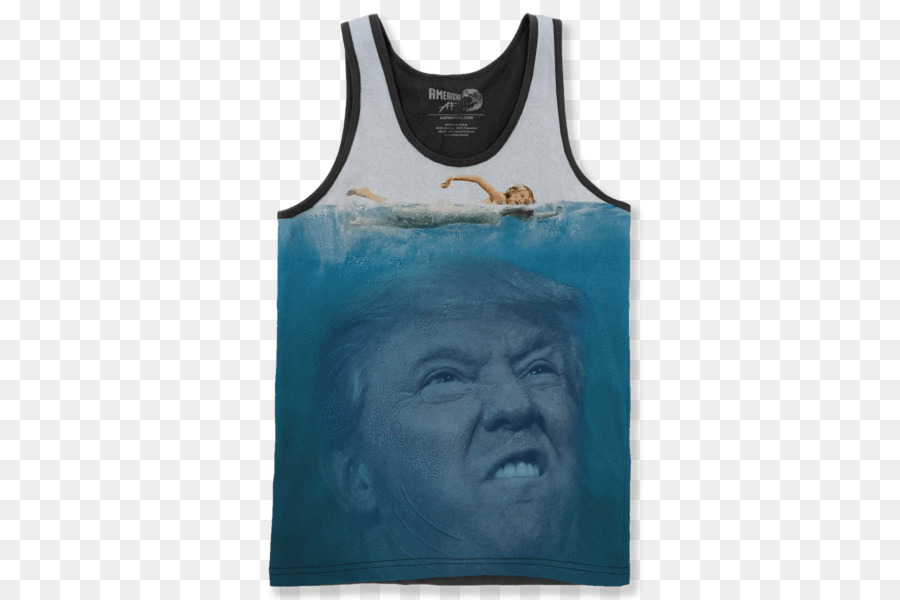 Donald Trump T-shirt Ganasce Stati Uniti Squalo - Donald Trump