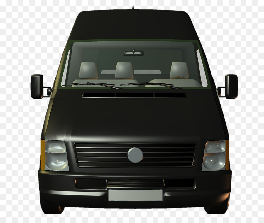 Compact van Kleinwagen Minivan KFZ Kennzeichen - kompressionen eines fahrzeuges
