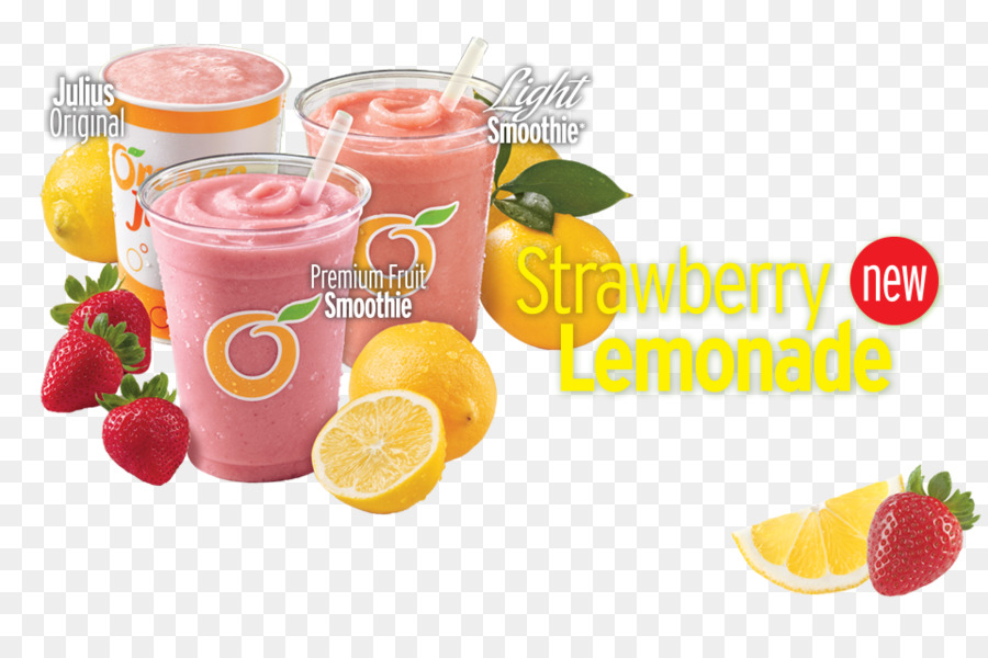Nicht-alkoholische Getränke Gesundheits-shake Orangen-drink Erdbeer-Smoothie - Erdbeere