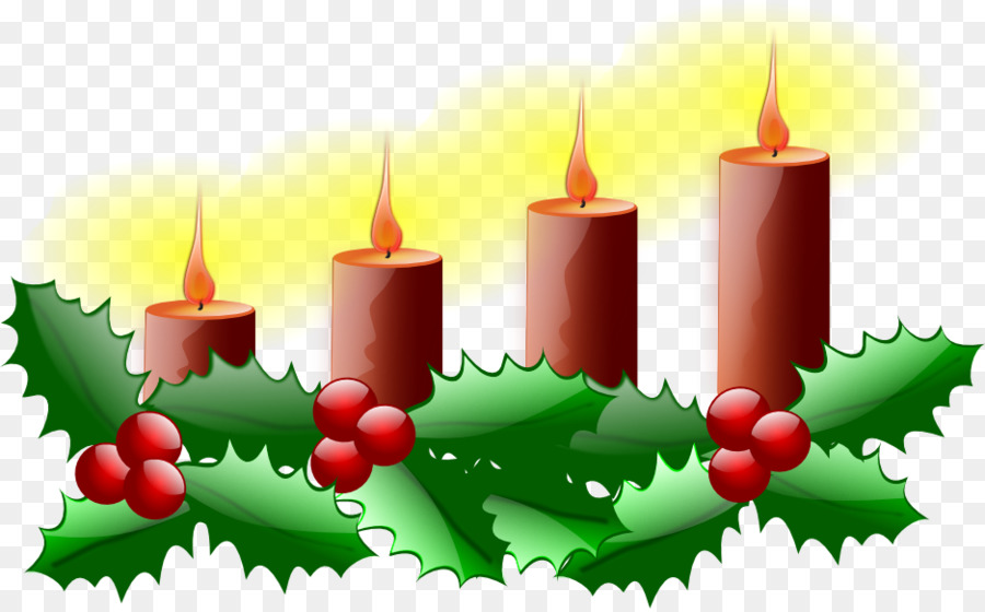 Advent Advent-Kerze-Gaudete Sonntag - Weihnachtsmann