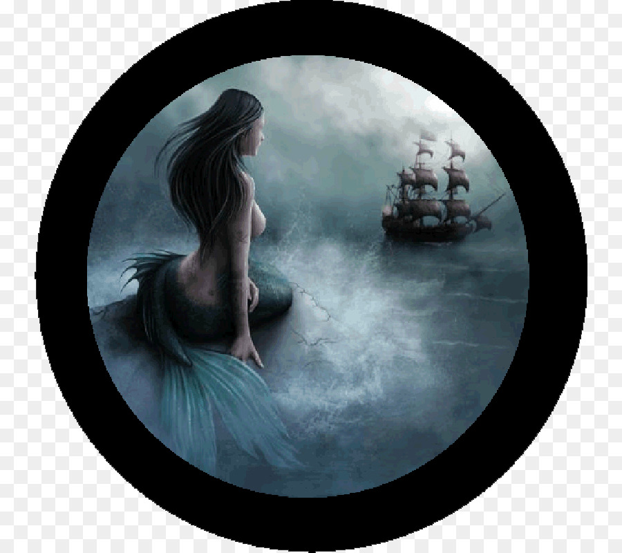 Meerjungfrau-Piraterie-Schiff Art Jolly Roger - Meerjungfrau