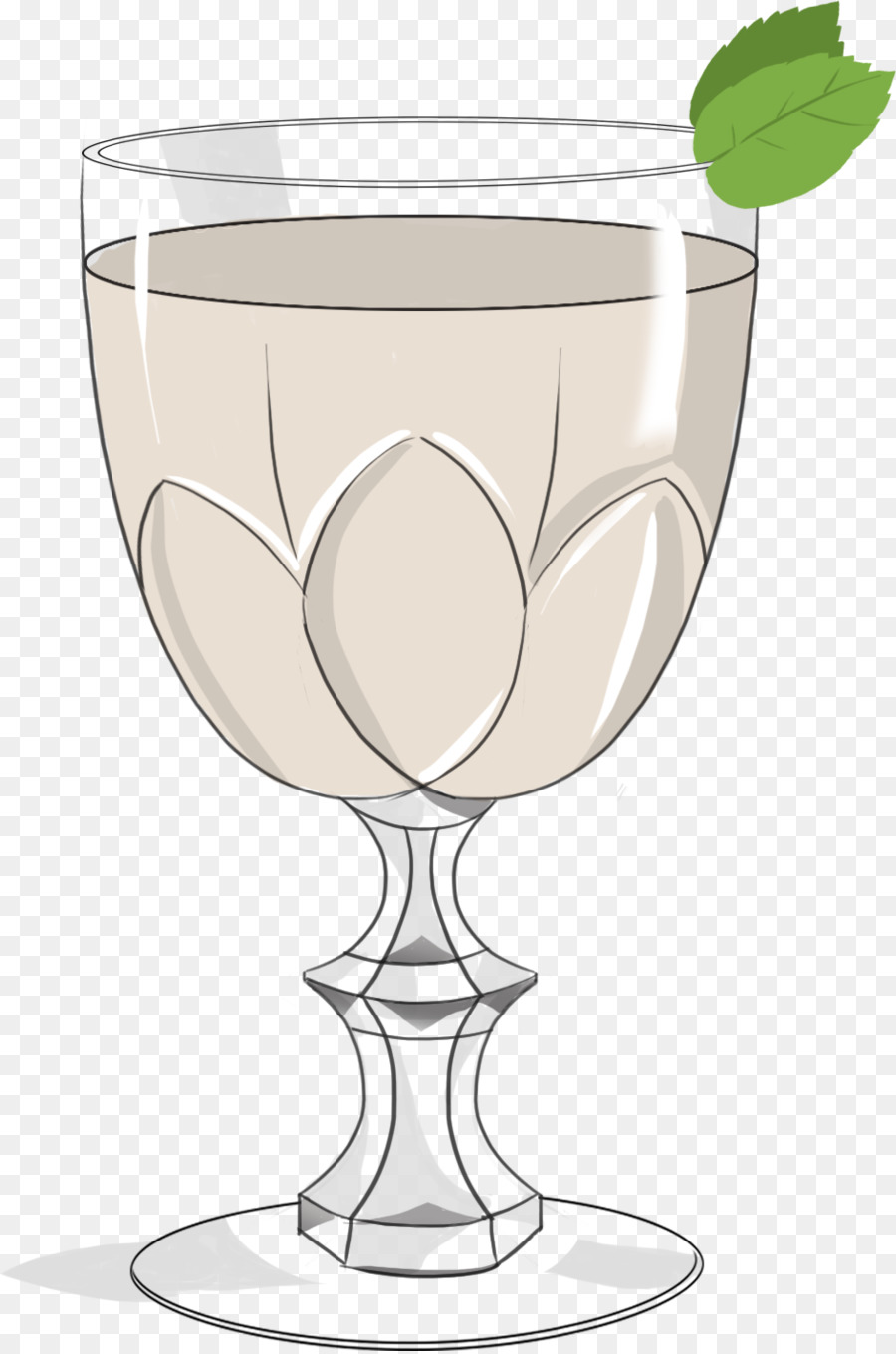 Bicchiere di vino Liquore Distillato bevanda con un bicchiere di Champagne Calici - bellini
