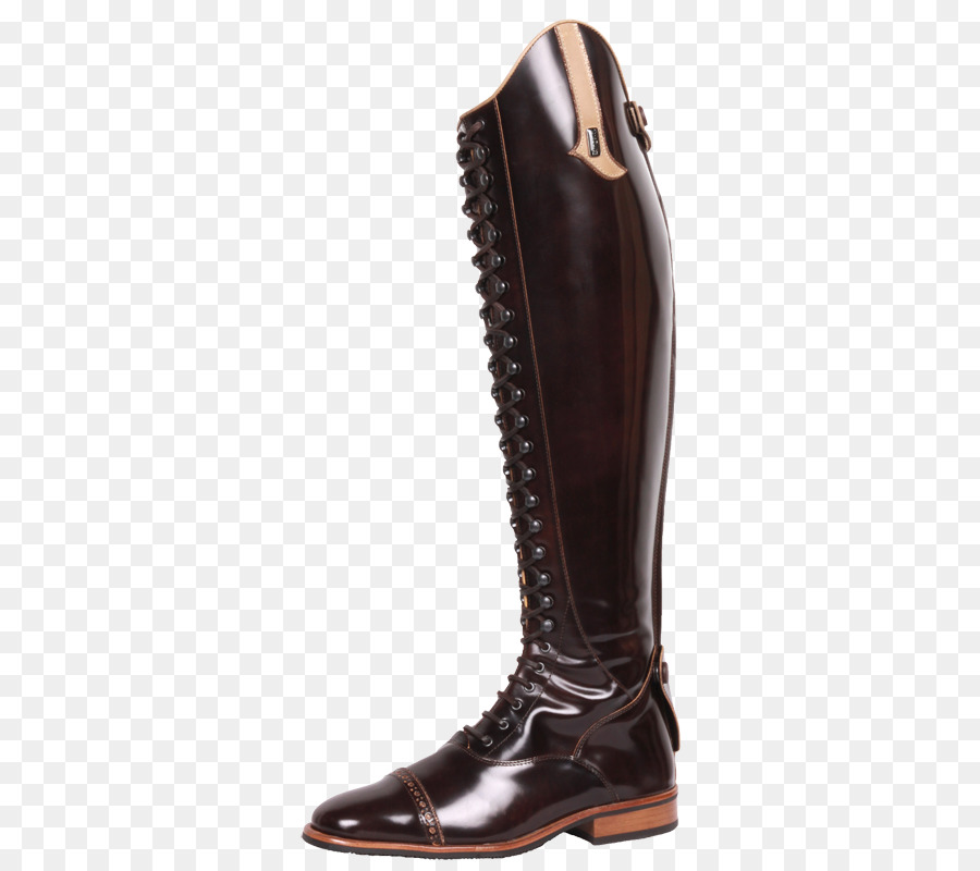 Galoppo Purosangue stivali da Equitazione Equestre Horse racing - marrone scuro