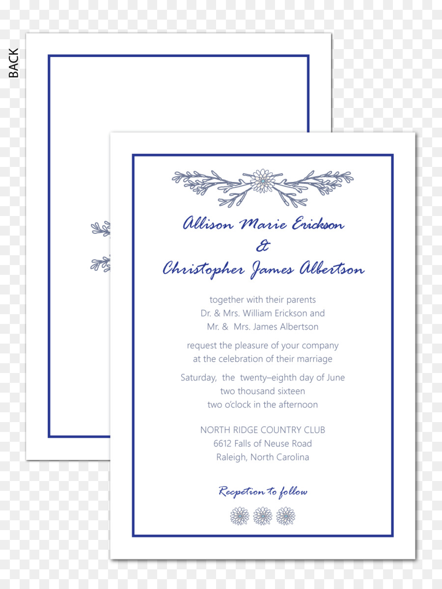 Line Party Schriftart - Hochzeit Einladung Papier