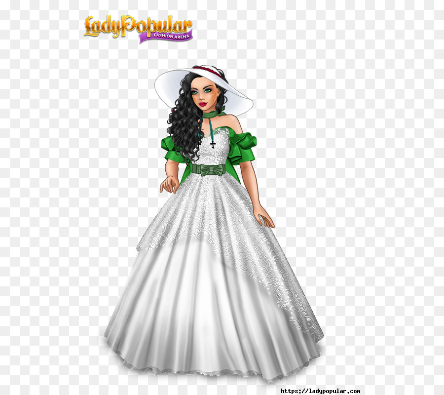 Lady Popular Fashion Kleid Spiel Hochzeit Kleid - Modell
