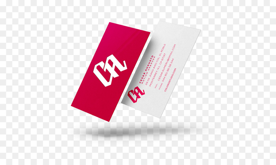 Logo Brand Font - industria cinematografica business card design