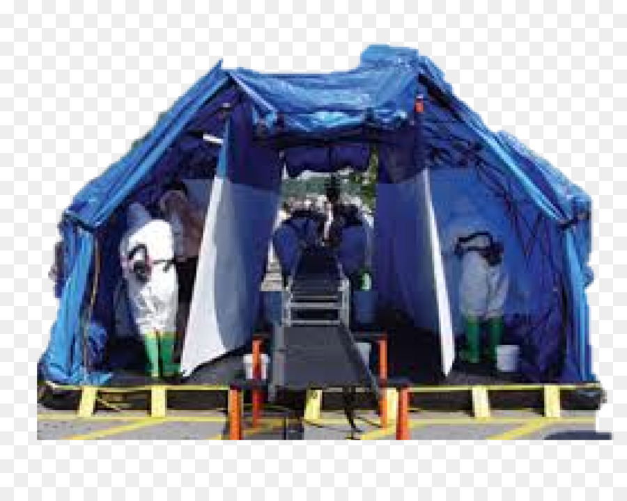Aufblasbares Zelt - bitte schützen Sie öffentliche Einrichtungen