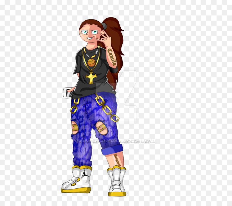 Personaggio Dei Cartoni Animati Arancione County Spalla - tomboy dei cartoni animati