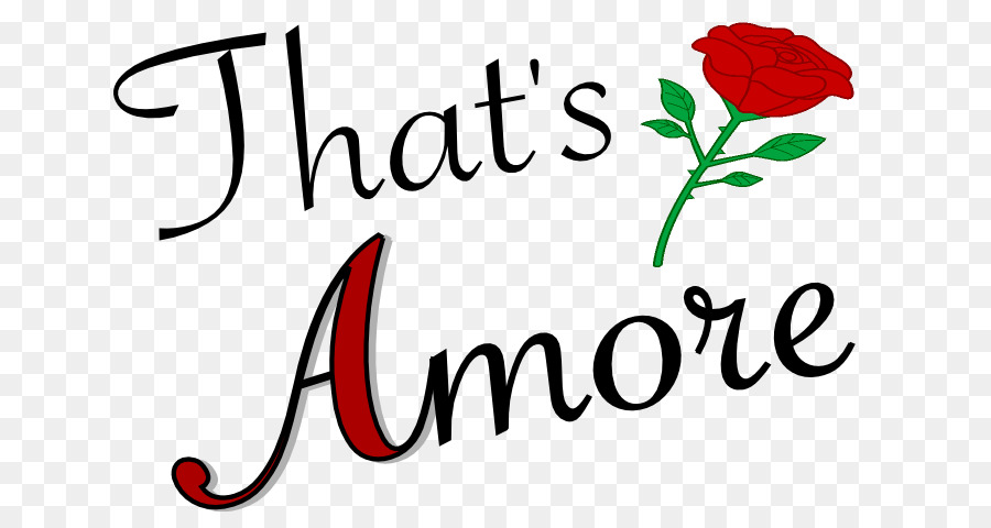That ' s Amore Love Song Florale design clipart - Mondnacht