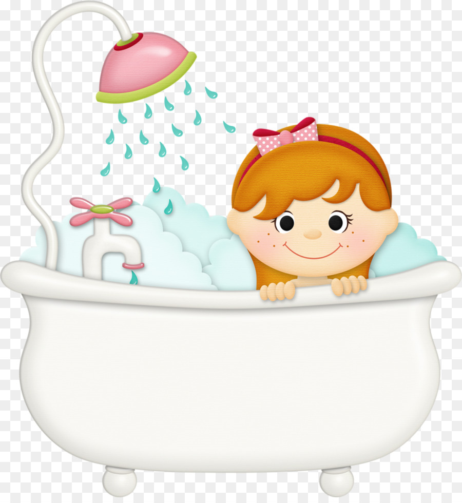 Hygiene-Kind-Kleinkind Waschen Zeichnung - Bad nehmen
