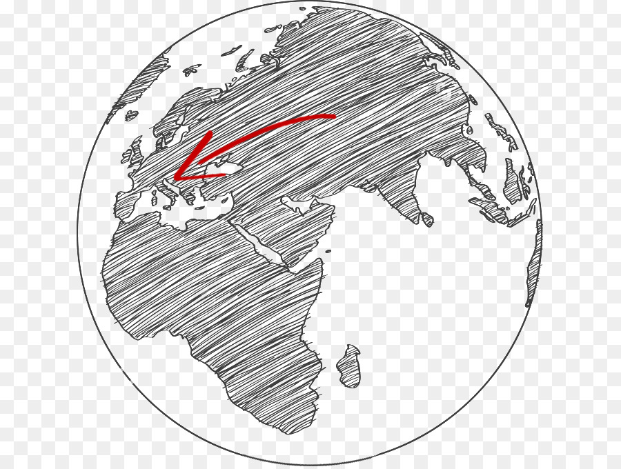 Mondo mappa del Globo terrestre - globo