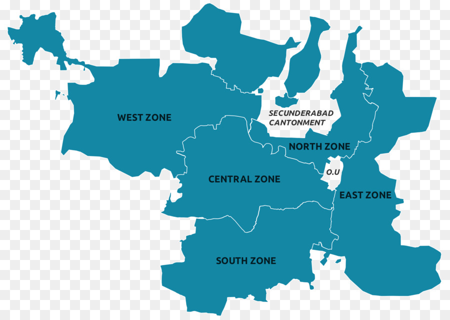 Greater Hyderabad Municipal Corporation Anzeigen Medak Bezirk Kartographie - Anzeigen