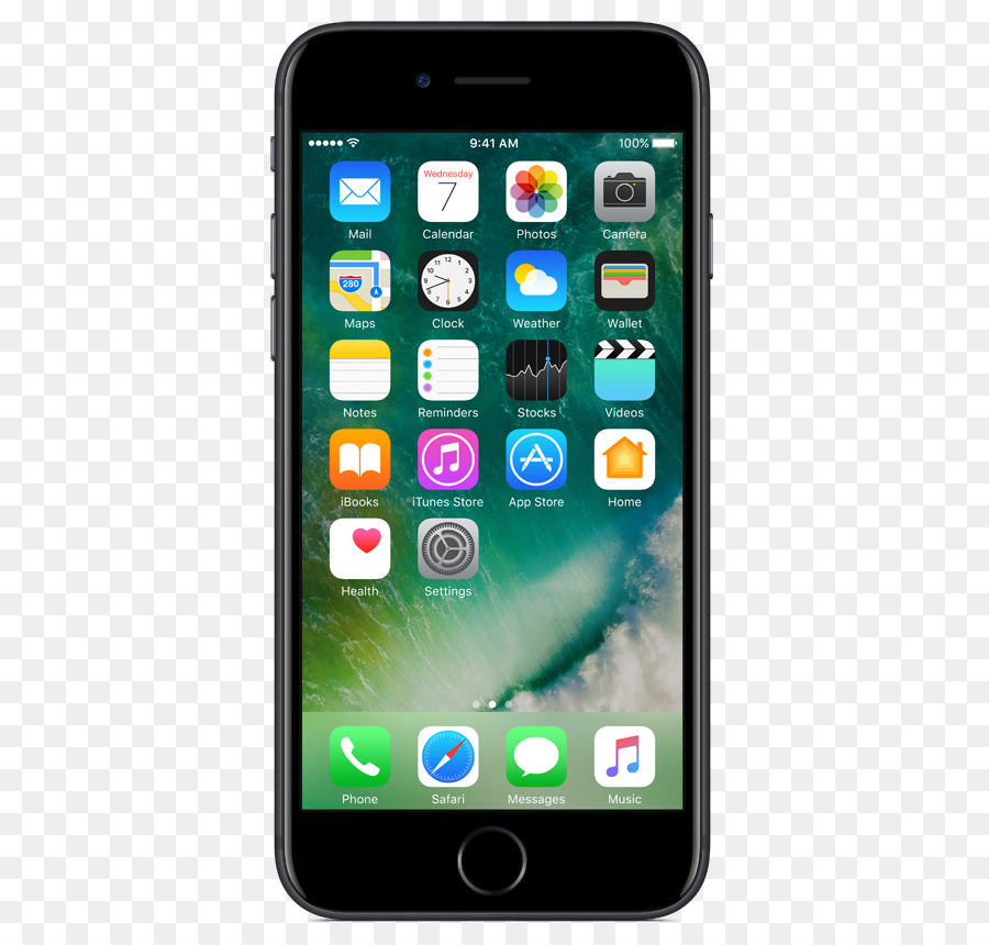 Apple iPhone 7 Plus 128 GB tiefschwarz - screen vor