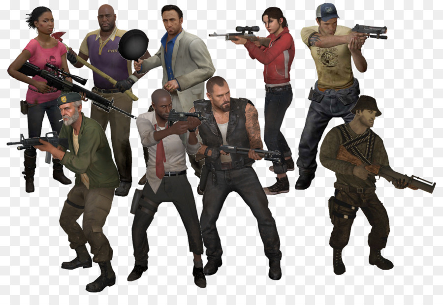 Left 4 Dead 2-Team Fortress 2-Valve Corporation Schritte Eins, Zwei und Drei - left 4 dead 2 Charaktere