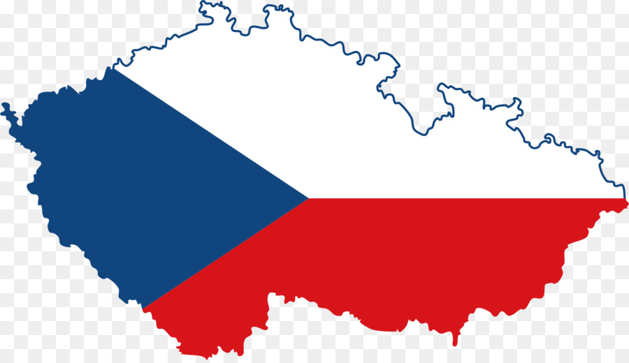 Bandiera della Repubblica ceca Mappa bandiera Nazionale - mappa