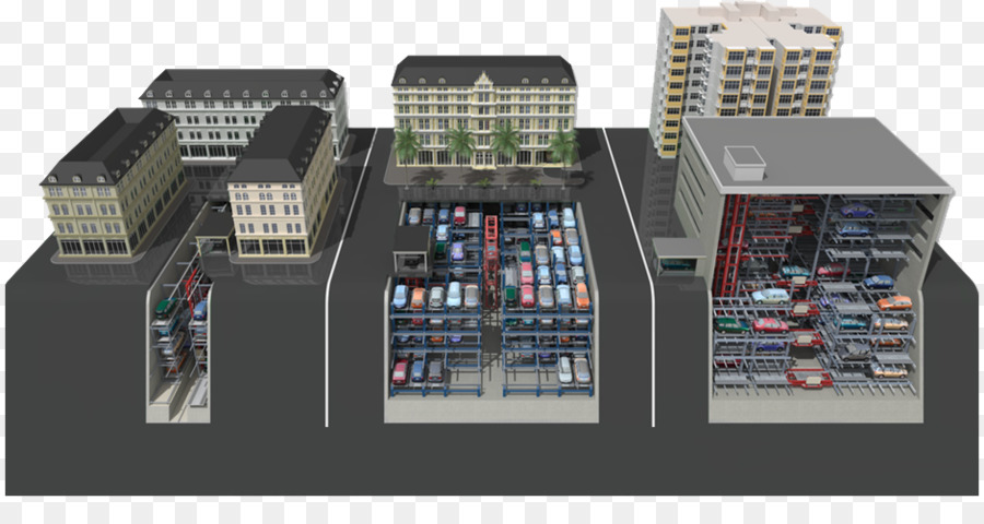 Gebäude-Auto-Parken-system-Garage-automatisches Parksystem - städtischen Parkplatz