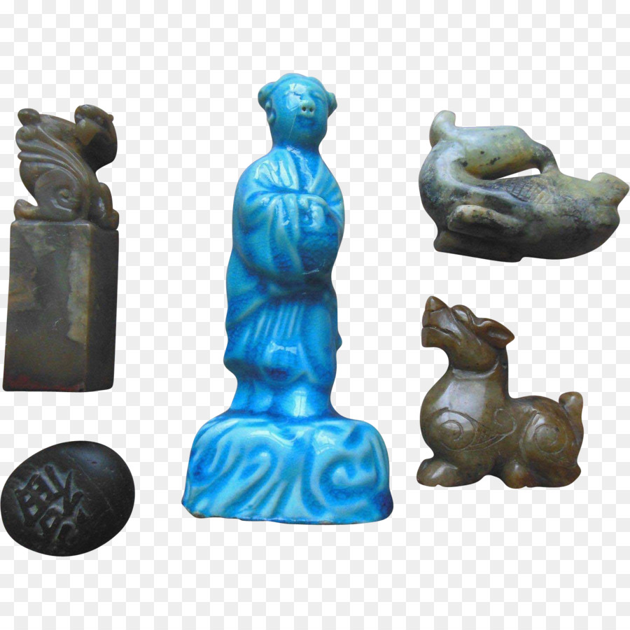 Scultura Statuina - calligrafia cinese pietra inchiostro