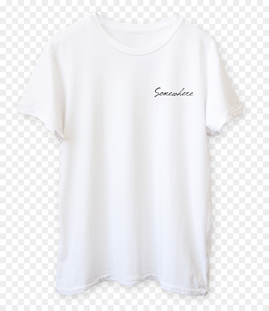 T shirt Maniche con Spalle Font - Maglietta