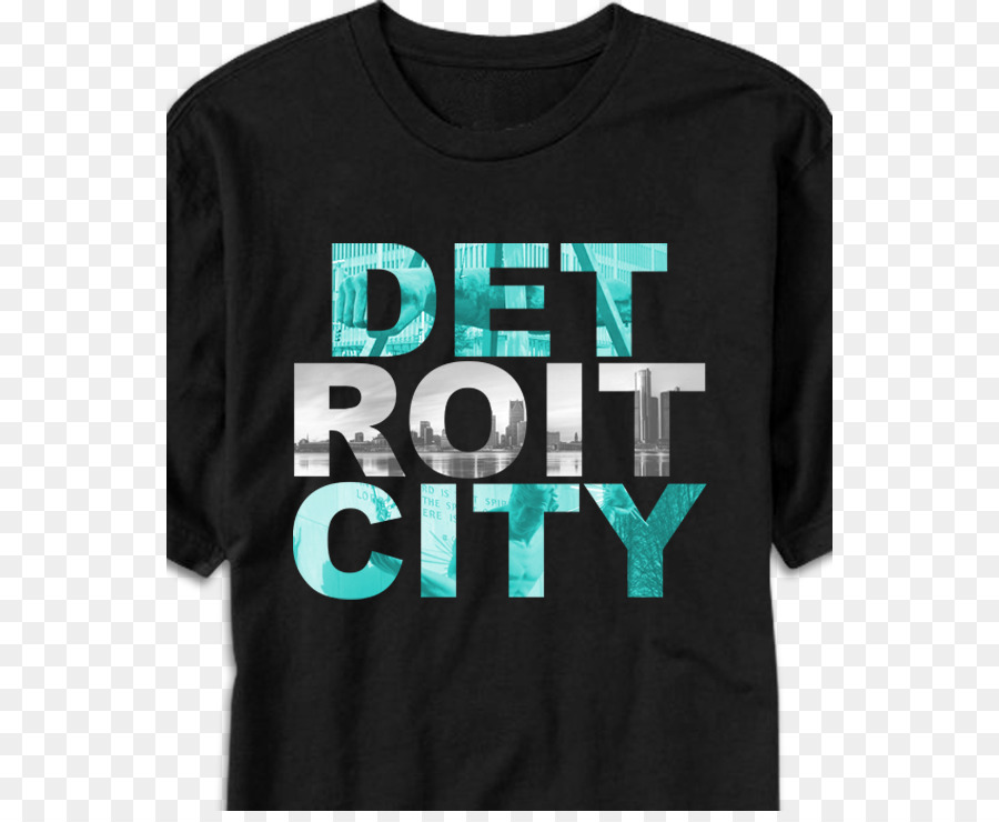 A maniche lunghe T-shirt Made In Detroit Collo - città detroit