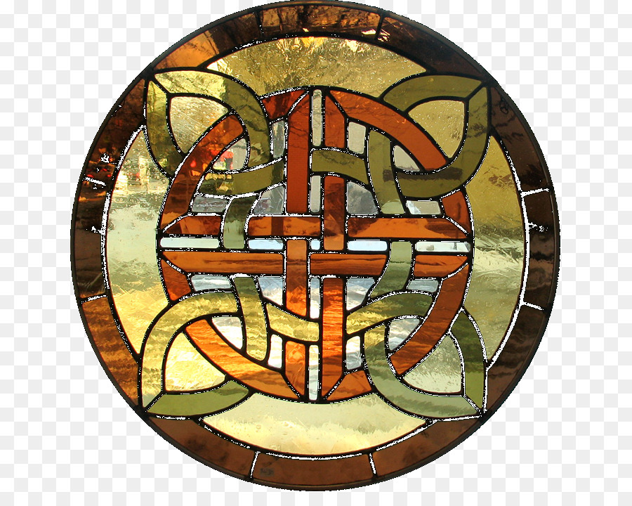 Vetro colorato Simbolo nodo Celtico Celti Celtica arte - Il Cristianesimo Celtico
