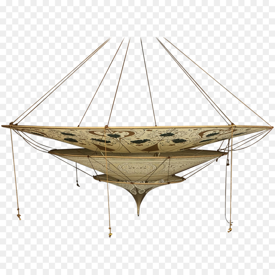 Barca Angolo - lampadario in ferro battuto